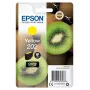 Tinta Epson Kiwi embalagem individual amarelo 202 Claria Premium Ink, rendimento padrão, amarelo, tinta pigmentada, 4,1 ml, 1 unid., 300 páginas