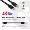 Club 3D CAC-2161 cabo Mini DisplayPort 1.2 HBR2, 4K, M/M, 2 m, preto