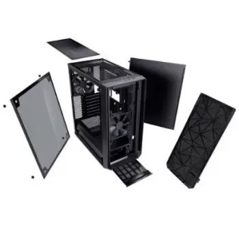 Caixa de PC Fractal Design Meshify C Midi Tower preto