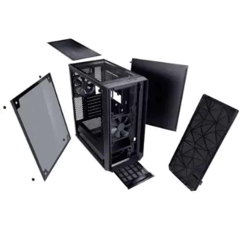 Caixa de PC Fractal Design Meshify C Midi Tower preto