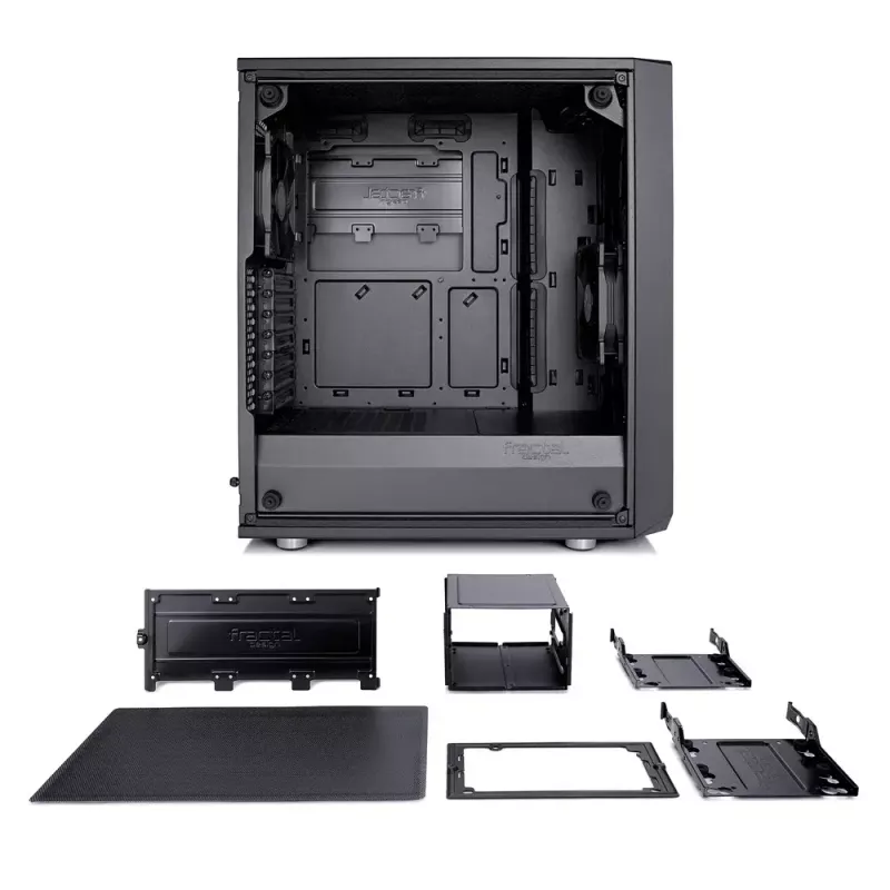 Caixa de PC Fractal Design Meshify C Midi Tower preto