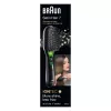 Escova de cabelo Paddle BRAUN BR710 para adulto, preto e verde, 175 g