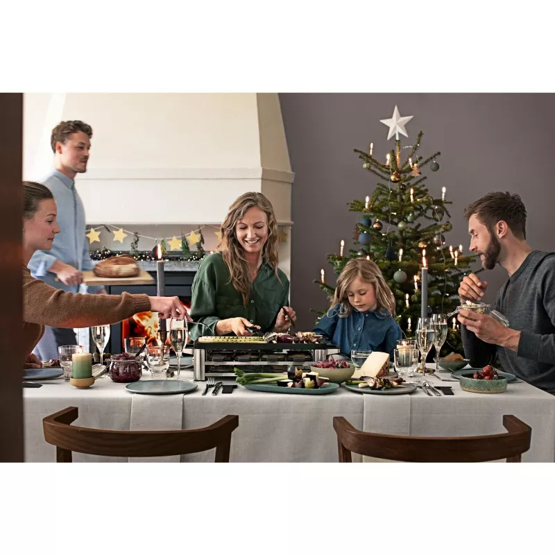 WMF Lono 0415040011 Grelhador de raclette 8 pessoa(s) 1500 W preto, cromado
