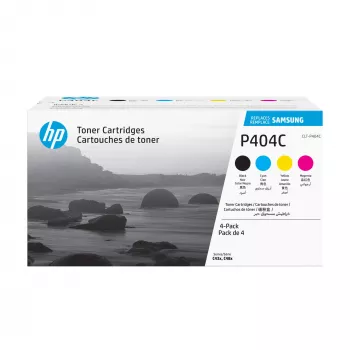 Samsung CLT-P404C Pack de 4 ciano/magenta/amarelo/preto Cartucho de toner original
