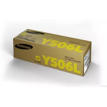 Samsung CLT-Y506L Cartucho de toner amarelo original de alto rendimento