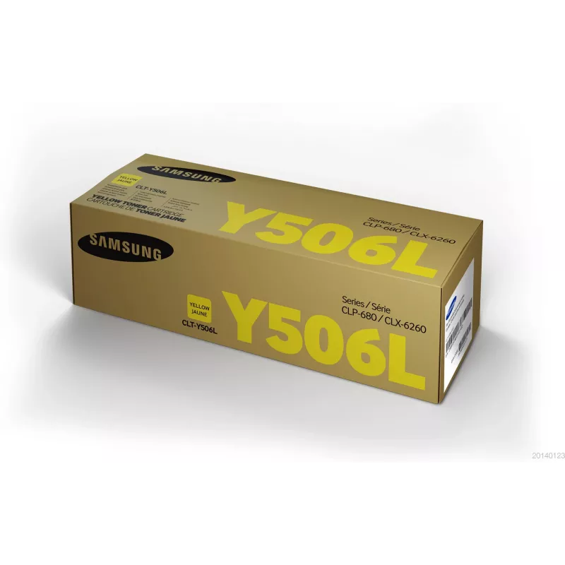 Samsung CLT-Y506L Cartucho de toner amarelo original de alto rendimento
