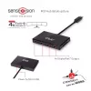 CLUB3D Multi Stream Transport Hub DisplayPort 1.2 Quad Monitor alimentado por USB
