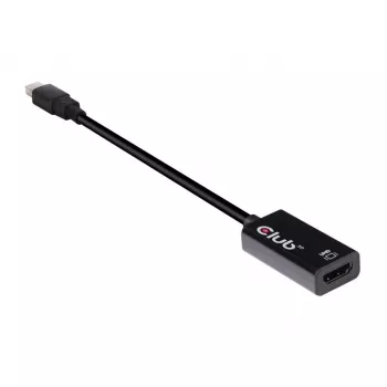 Adaptador ativo CLUB3D Mini DisplayPort 1.4 para HDMI 2.0b HDR