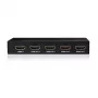 CLUB3D HDMI™ 4K@60Hz UHD Splitter alimentação AC 4 portas