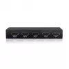 CLUB3D HDMI™ 2.0 UHD 4K60Hz SwitchBox 4 portas com comando IR