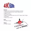 CLUB3D HDMI™ 2.0 UHD 4K60Hz SwitchBox 4 portas com comando IR