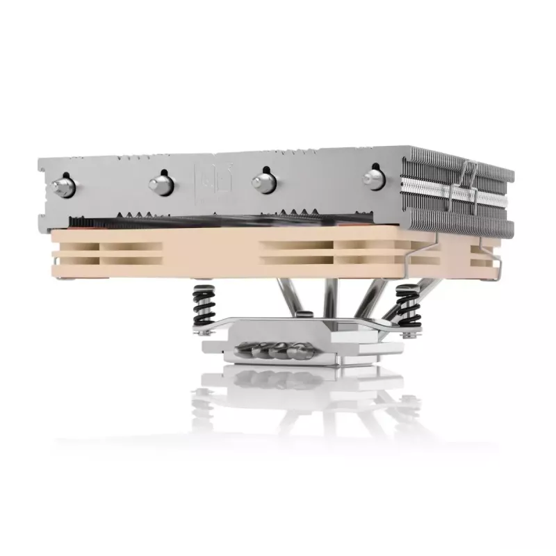 Dissipador de CPU Noctua NH-L12S — dissipador low-profile, ventoinha de 120 mm, PWM, 12 V, máx. 1850 U/min, 94,2 m³/h fluxo de ar, sockets compatíveis LGA1700/1200/115x/1156 e AM4/AM5