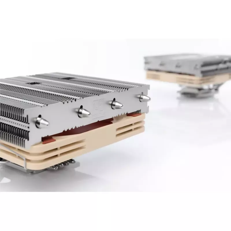 Dissipador de CPU Noctua NH-L12S — dissipador low-profile, ventoinha de 120 mm, PWM, 12 V, máx. 1850 U/min, 94,2 m³/h fluxo de ar, sockets compatíveis LGA1700/1200/115x/1156 e AM4/AM5
