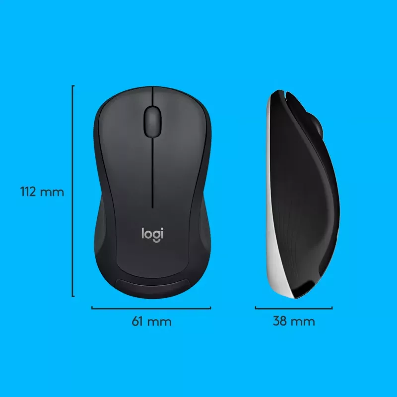 Conjunto de teclado e rato sem fios Logitech MK540 Advanced – teclado QWERTZ de tamanho completo, recetor USB, layout US, rato ergonómico, preto/branco