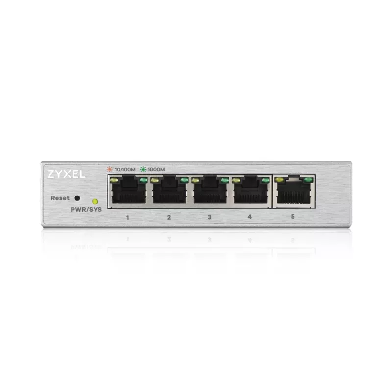 Zyxel GS1200-5 Managed Gigabit Ethernet (10/100/1000) prateado