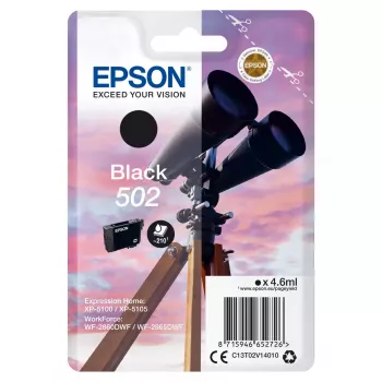 Tinteiro Epson 502 preto T02V1 C13T02V14010
