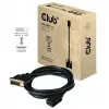 Club 3D CAC-1211 cabo de DVI-D para HDMI 1.4, Dual Link, M/F, 2 m, preto