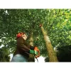 Tesoura elétrica para árvores Black & Decker PS7525-QS, 800 W corrente elétrica, 25 cm lâmina, 22 mm capacidade de corte, 3,8 kg