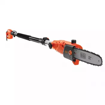 Tesoura elétrica para árvores Black & Decker PS7525-QS, 800 W corrente elétrica, 25 cm lâmina, 22 mm capacidade de corte, 3,8 kg