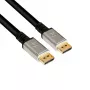 Club 3D CAC-1069 cabo DisplayPort 1.4 HBR3 8K 60 Hz, 32,4 Gbps, DSC, HDR, certificado VESA, M/M, 4 m, preto