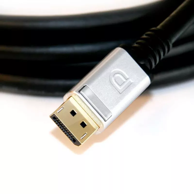 Club 3D CAC-1069 cabo DisplayPort 1.4 HBR3 8K 60 Hz, 32,4 Gbps, DSC, HDR, certificado VESA, M/M, 4 m, preto