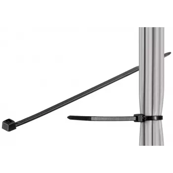 Abraçadeira de cabos destacável Goobay 17069 preta 200 mm