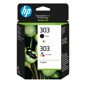 Tinteiro HP 303 3YM92AE Multipack preto e cor