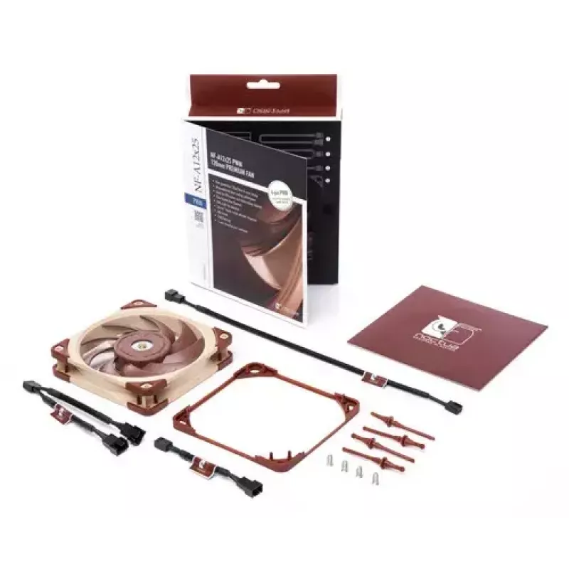 Ventoinha Noctua NF-A12x25 PWM 120 mm, 12 V, PWM, máx. 2000 rpm, 102,1 m³/h, 22,6 dB