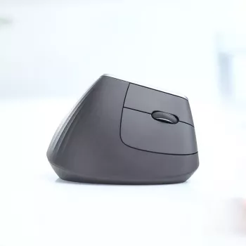 Rato ergonómico sem fios Logitech MX Vertical, MX Vertical, 4000 DPI, RF Wireless + Bluetooth, para destros, grafite, uso de escritório