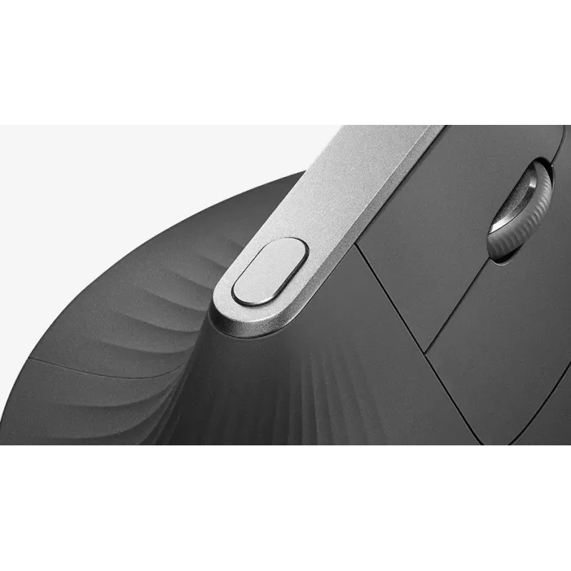 Rato ergonómico sem fios Logitech MX Vertical, MX Vertical, 4000 DPI, RF Wireless + Bluetooth, para destros, grafite, uso de escritório