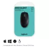 Rato Logitech B110 Silent com fio USB preto