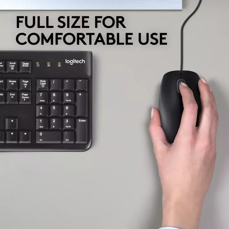 Rato Logitech B110 Silent com fio USB preto