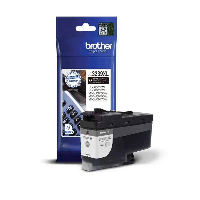 Cartucho de tinta Brother LC-3239XLBK 1 unid. original alta capacidade (XL) preto