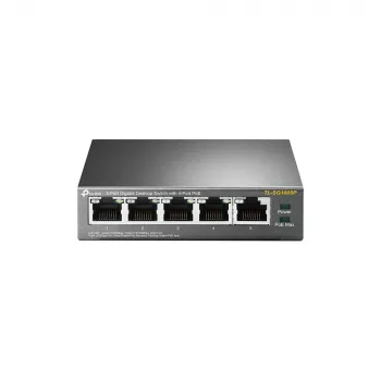 Switch TP-Link 5 portas Gigabit Desktop PoE com 4 portas, não gerido, Gigabit Ethernet (10/100/1000), Power over Ethernet (PoE)