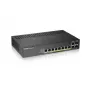Zyxel GS1920-8HPV2 gerido Gigabit Ethernet (10/100/1000) Power over Ethernet (PoE) preto