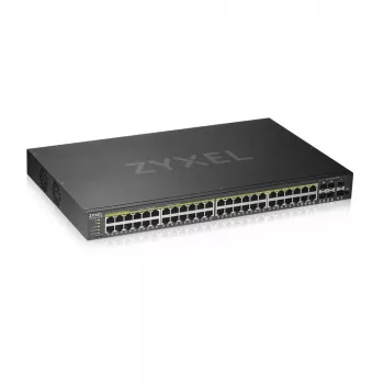Zyxel GS1920-48HPV2 gerido Gigabit Ethernet (10/100/1000) Power over Ethernet (PoE) preto