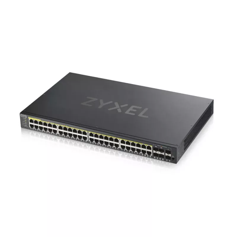 Zyxel GS1920-48HPV2 gerido Gigabit Ethernet (10/100/1000) Power over Ethernet (PoE) preto