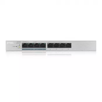 Zyxel GS1200-8HP v2 gerido Gigabit Ethernet (10/100/1000) Power over Ethernet (PoE) cinzento