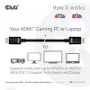 Cabo CLUB3D Ultra High Speed HDMI 4K120Hz, 8K60Hz certificado 48 Gbit/s M/M 2 m