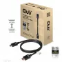 Club 3D CAC-1371 cabo HDMI 2.1 Ultra High Speed certificado, 48 Gbps, 4K 120 Hz / 8K 60 Hz / 10K 120 Hz, ARC, HDR, M/M, 1 m