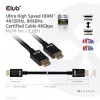 Club 3D CAC-1371 cabo HDMI 2.1 Ultra High Speed certificado, 48 Gbps, 4K 120 Hz / 8K 60 Hz / 10K 120 Hz, ARC, HDR, M/M, 1 m