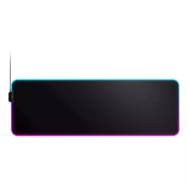 Tapete de rato gaming STEELSERIES QcK Prism Cloth XL — superfície de tecido, 900×300 mm, 4 mm de espessura, retroiluminação RGB