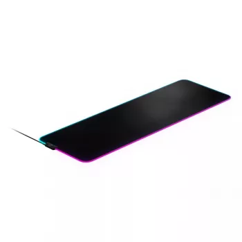 Tapete de rato gaming STEELSERIES QcK Prism Cloth XL — superfície de tecido, 900×300 mm, 4 mm de espessura, retroiluminação RGB