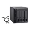 Caixa QNAP TR-004 de 4 baías - 2.5/3.5 polegadas - Serial ATA II - 0,1,5,10,JBOD - 3.2 Gen 1 (3.1 Gen 1) - USB Type-C