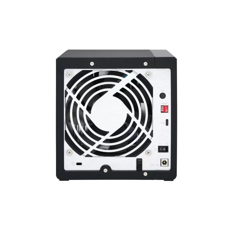 Caixa QNAP TR-004 de 4 baías - 2.5/3.5 polegadas - Serial ATA II - 0,1,5,10,JBOD - 3.2 Gen 1 (3.1 Gen 1) - USB Type-C