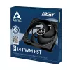 ARCTIC P14 PWM PST ventoinha de 140 mm com otimização de pressão com PWM PST