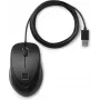 Rato com leitor de impressões digitais HP, para ambas as mãos, USB Type-A, preto