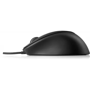 Rato com leitor de impressões digitais HP, para ambas as mãos, USB Type-A, preto