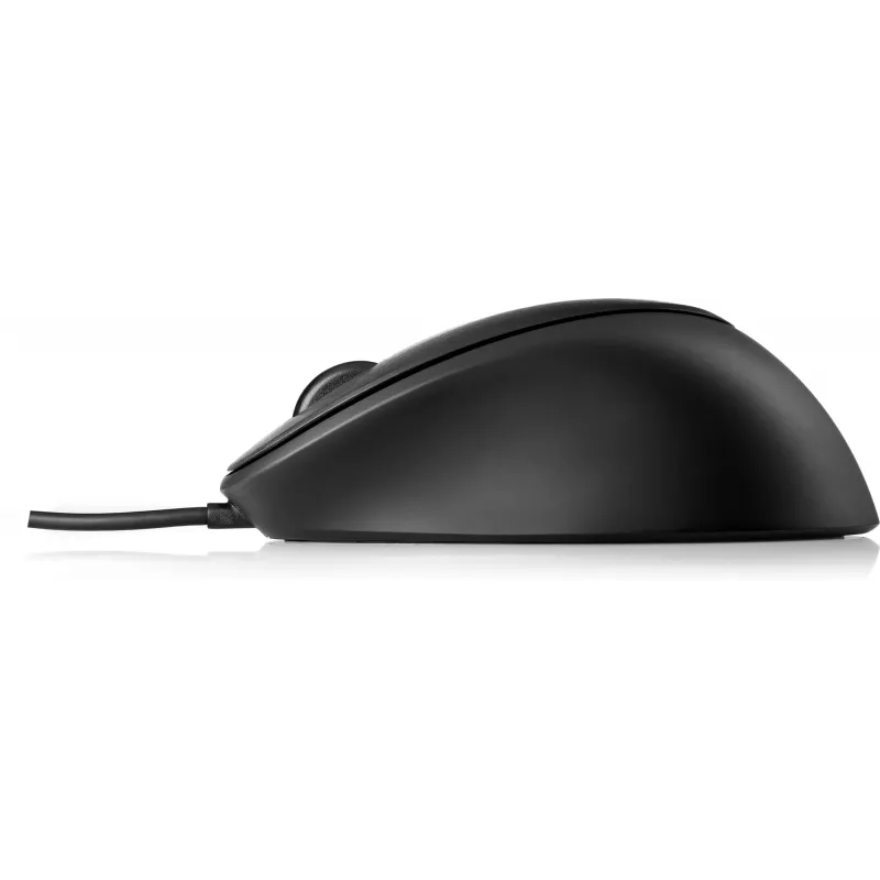 Rato com leitor de impressões digitais HP, para ambas as mãos, USB Type-A, preto