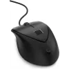 Rato com leitor de impressões digitais HP, para ambas as mãos, USB Type-A, preto